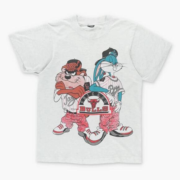 Other - Chicago Bulls X Looney Tunes 90S Bugs Bunny Taz Devil T-Shirt M